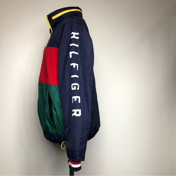 Tommy Hilfiger 90’s Style 1/4 Zip Pullover Windbreaker - Picture 2 of 8